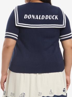 Her Universe Disney Donald Duck Knit Sailor Cardigan Plus Size Her Universe Exclusive, , hi-res